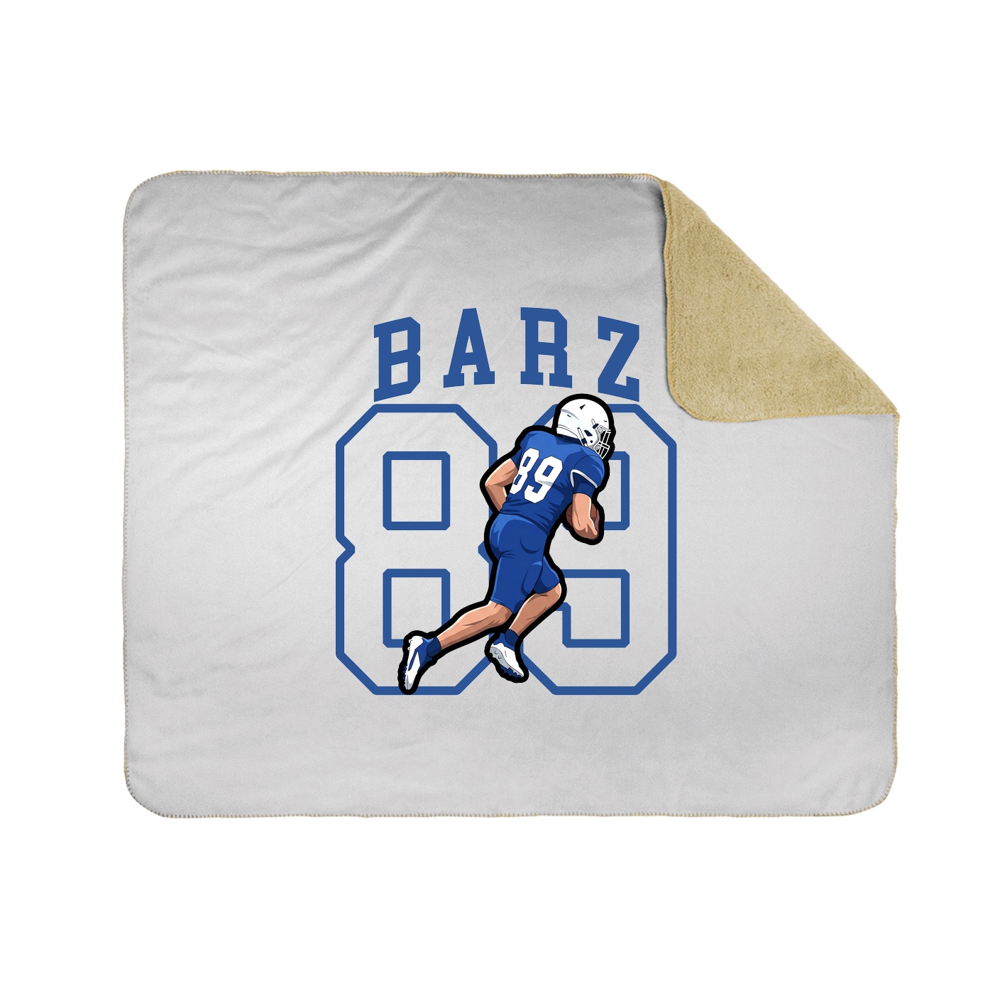 50x60 Sherpa Lined Throw Blanket