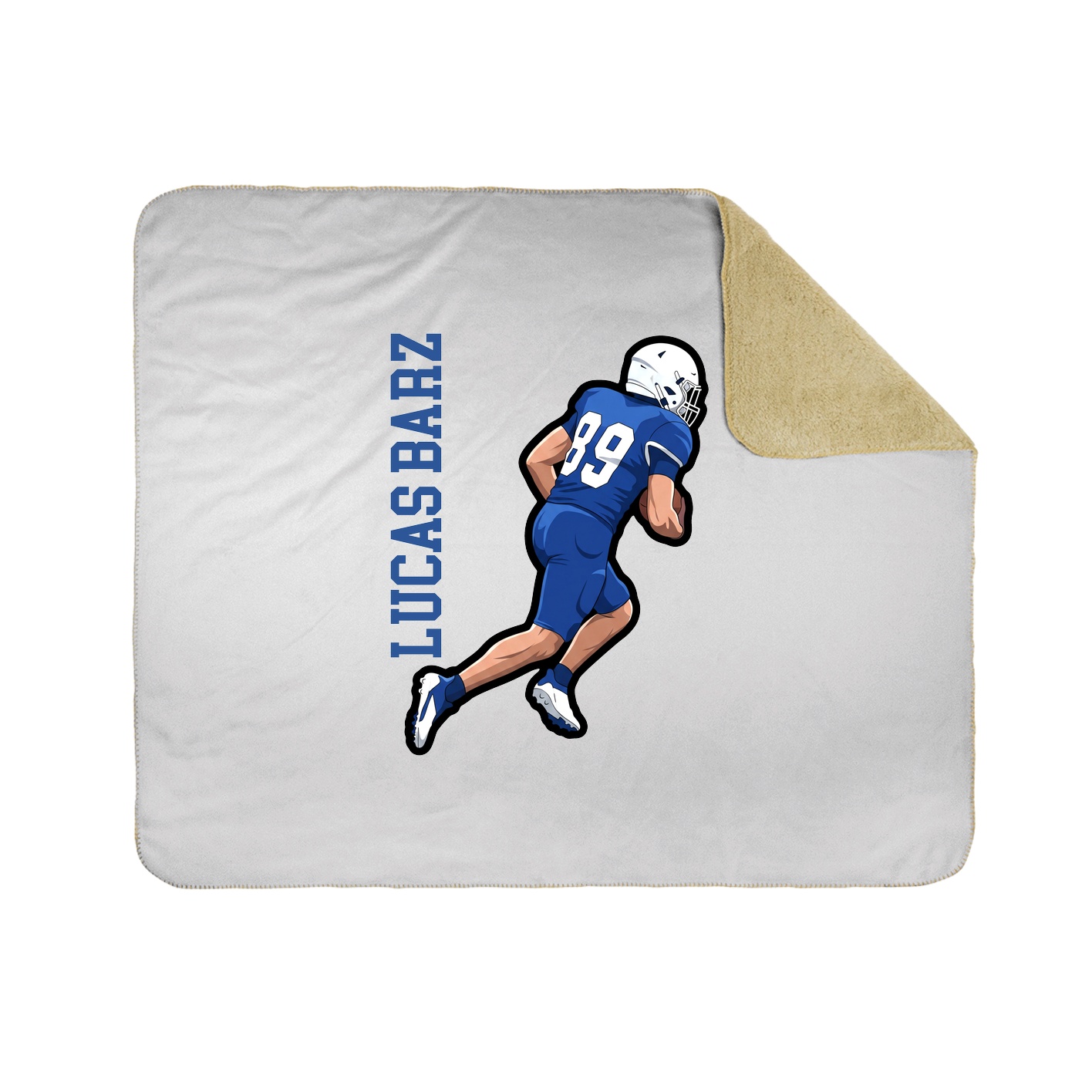 50x60 Sherpa Lined Throw Blanket