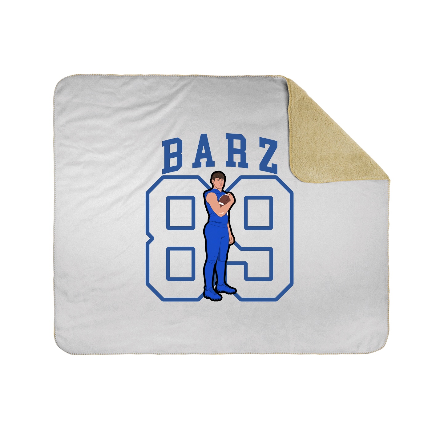 50x60 Sherpa Lined Throw Blanket