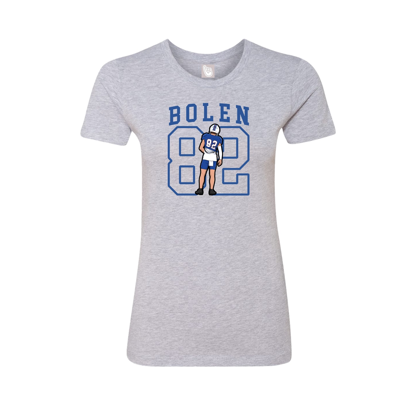 Fitted Women's Tee — Shirsey in Grey