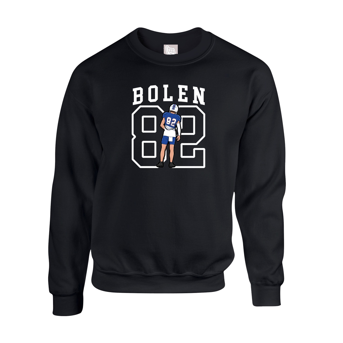 Fleece Crew — Shirsey in Black