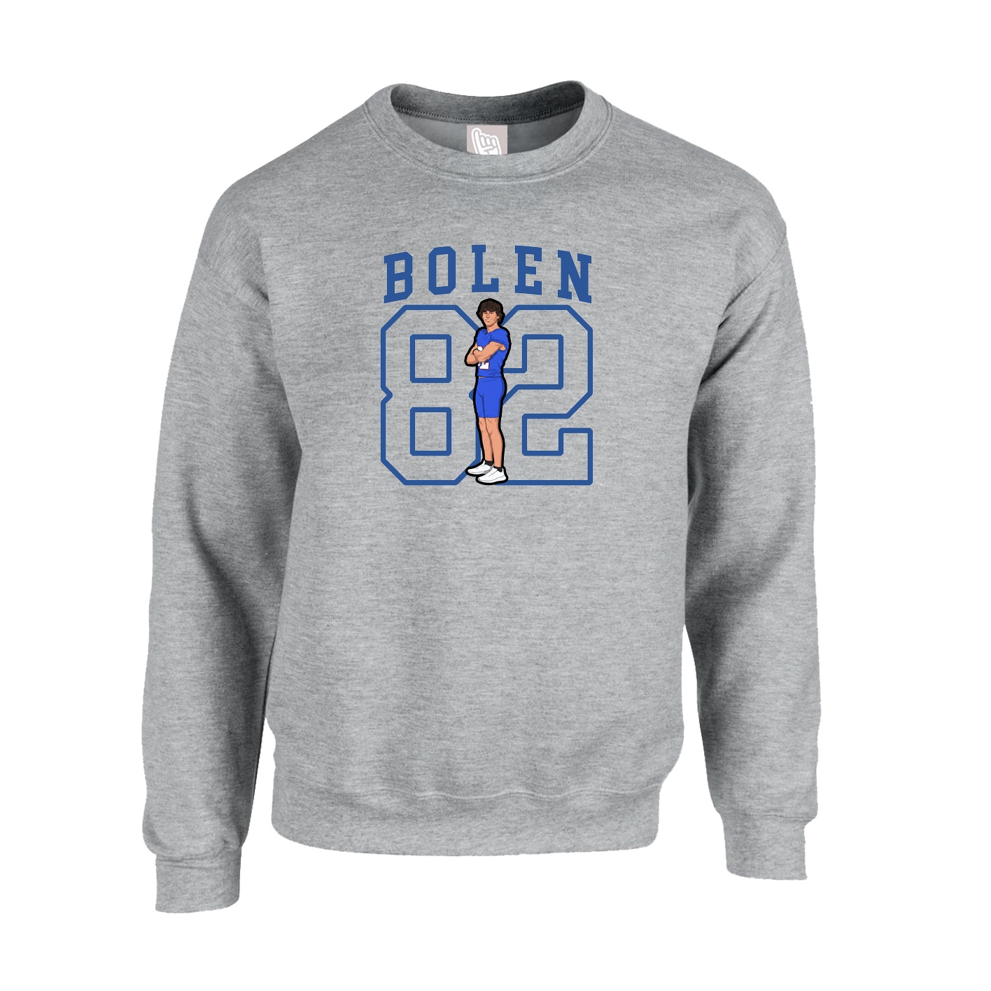 Fleece Crew — Shirsey in Grey