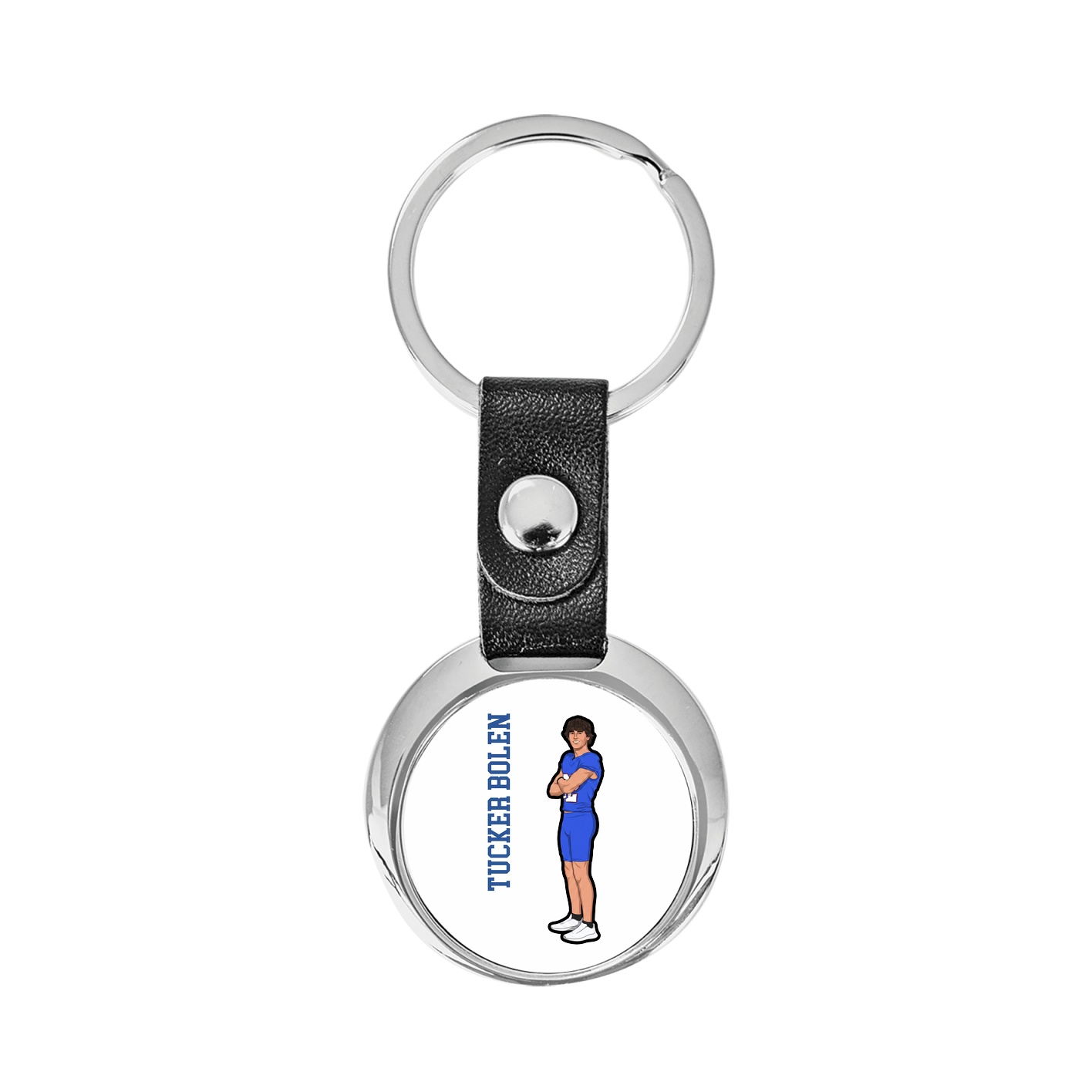 Key Chain — Name Vertical in Classic