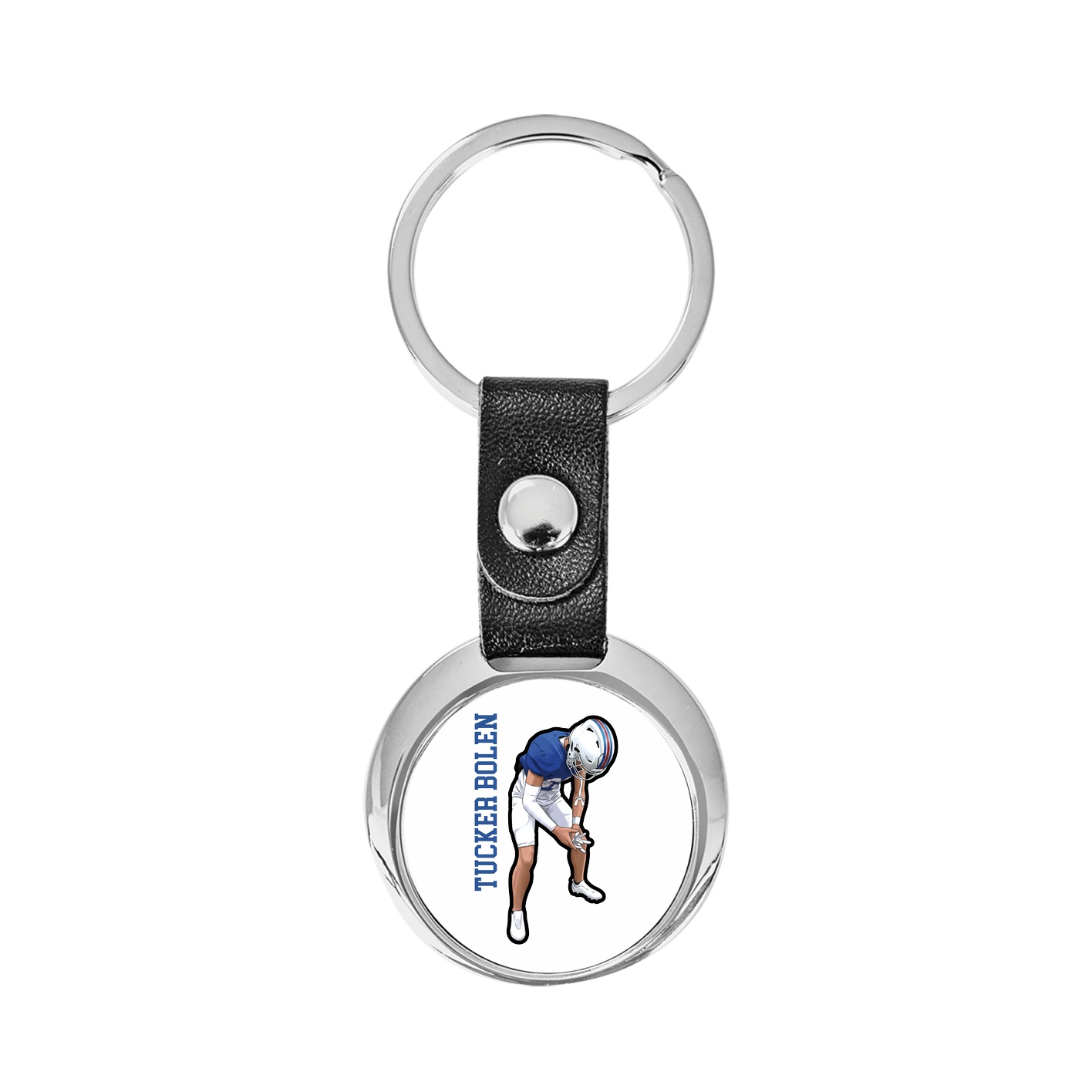 Key Chain — Name Vertical in Classic