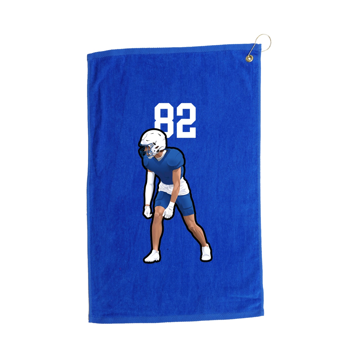 Golf Towel — Number Top in Royal