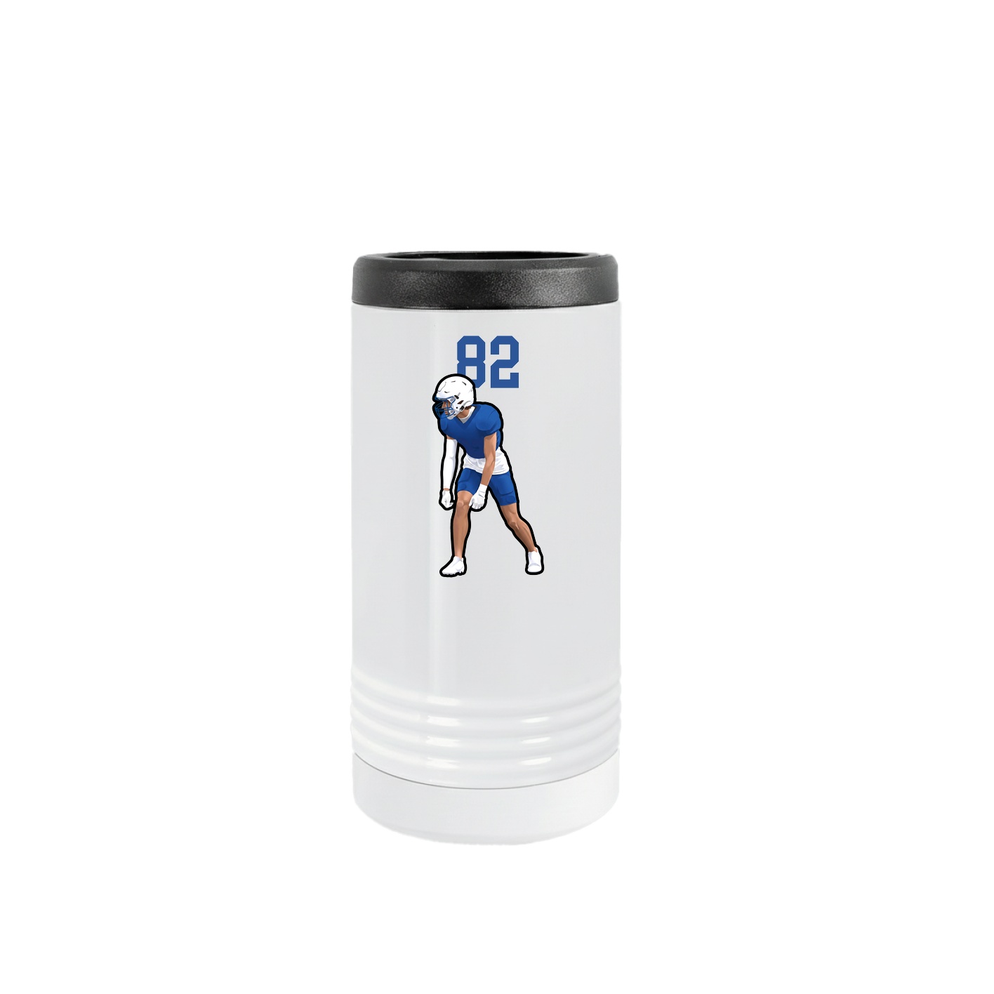 Slim Beverage Holder — Number Top in White