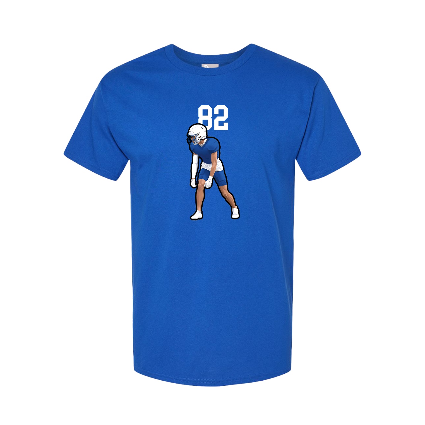 Tee — Number Top in Royal