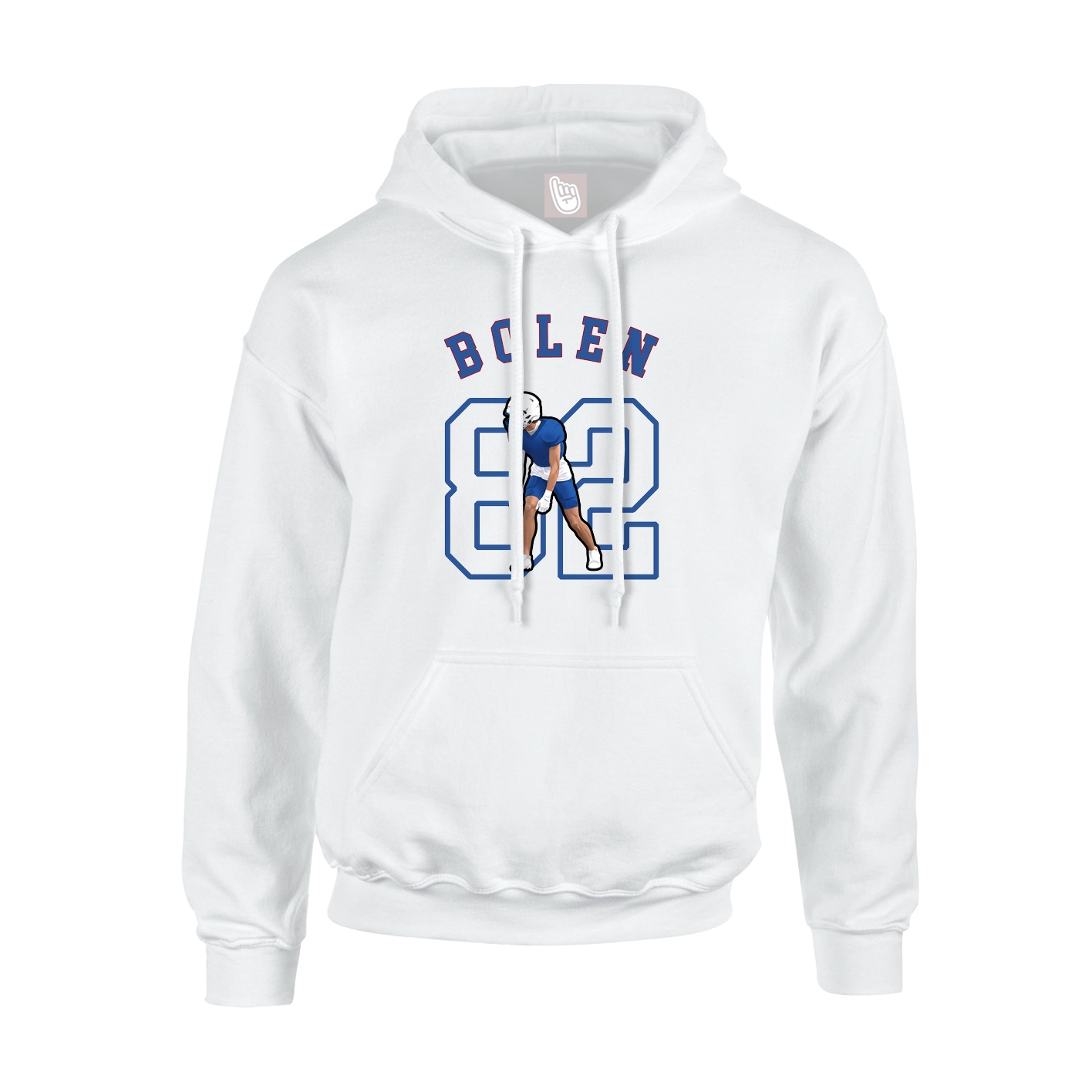 Youth Hoodie — Shirsey Arch in White