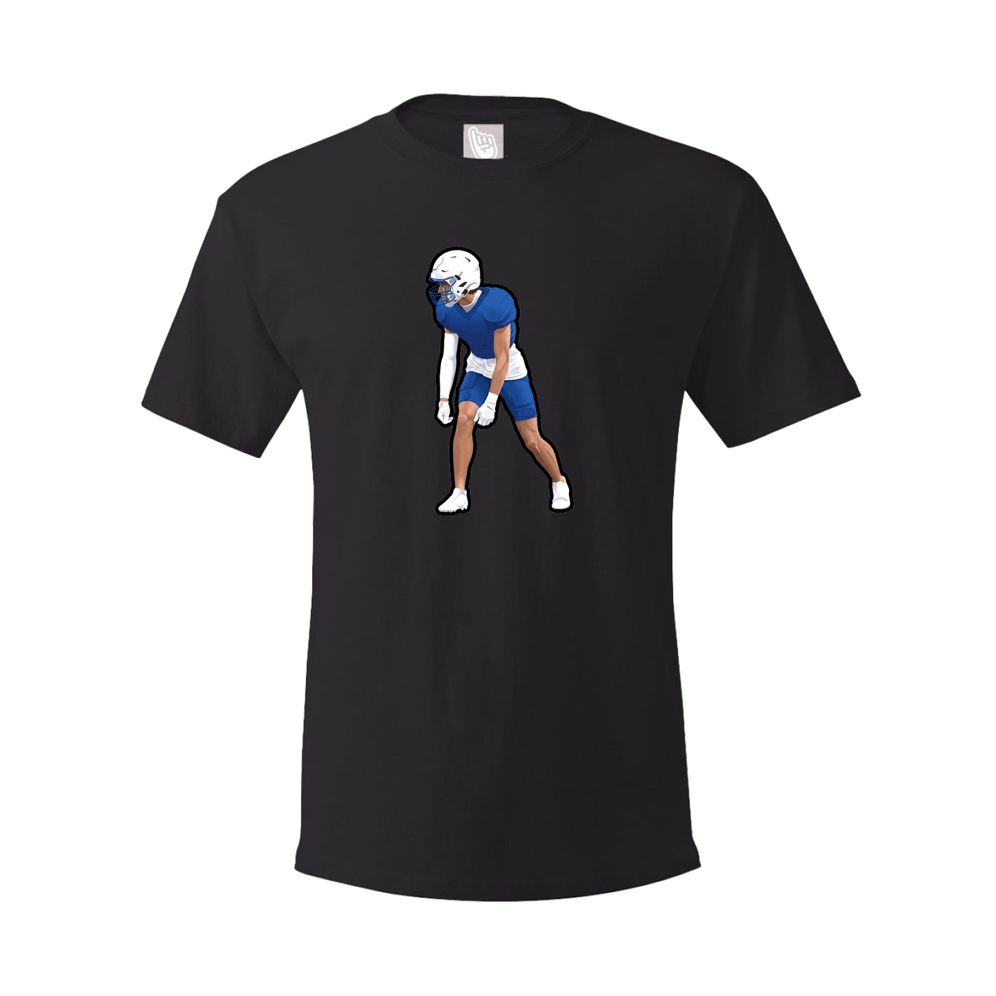 Tee — Name Vertical in Black