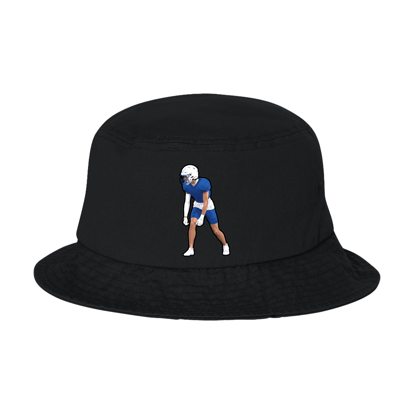 Bucket Cap — Name Vertical in Black