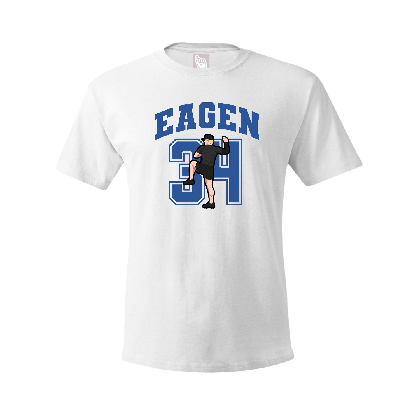 Youth Tee — Number in White