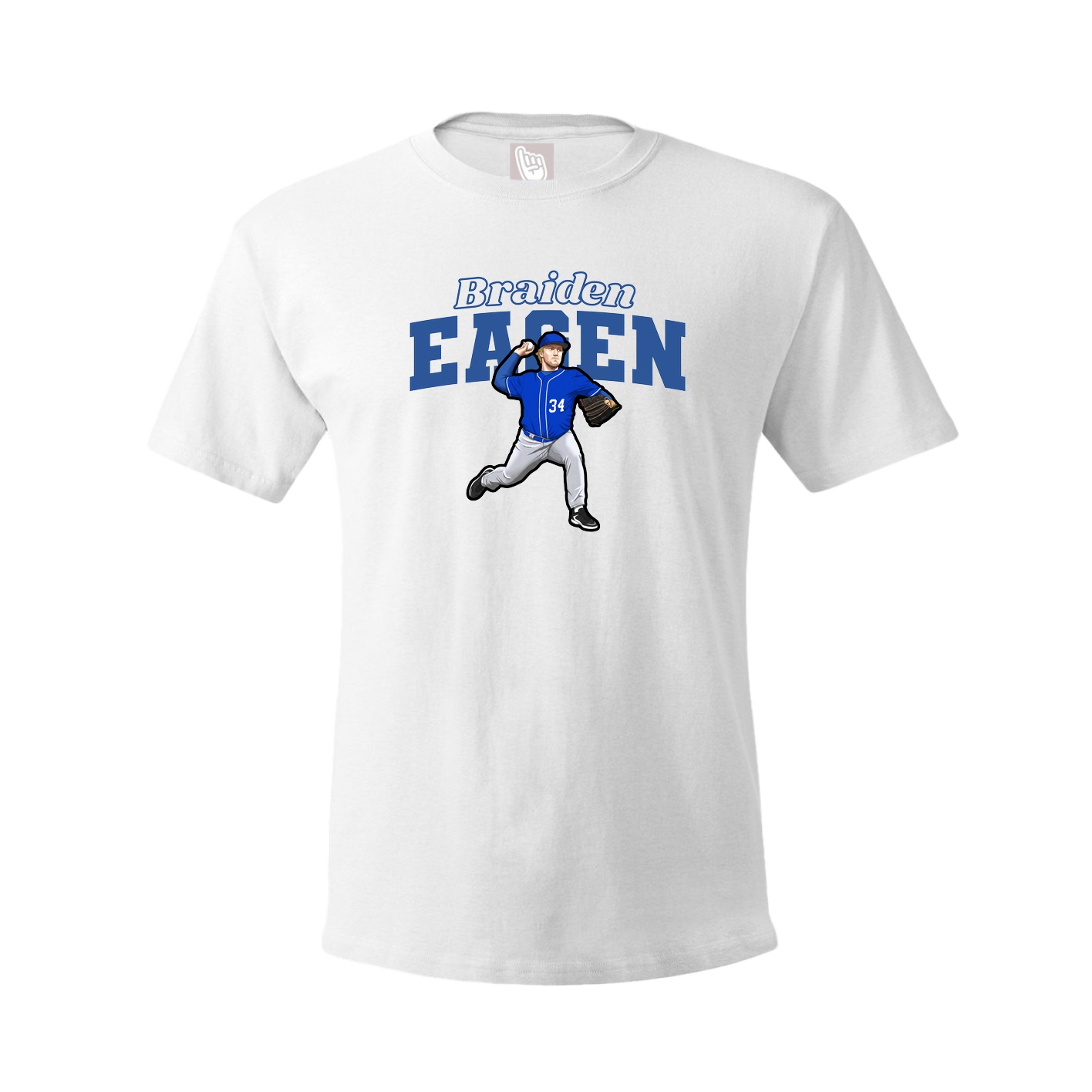 Tee — Name Arch in White