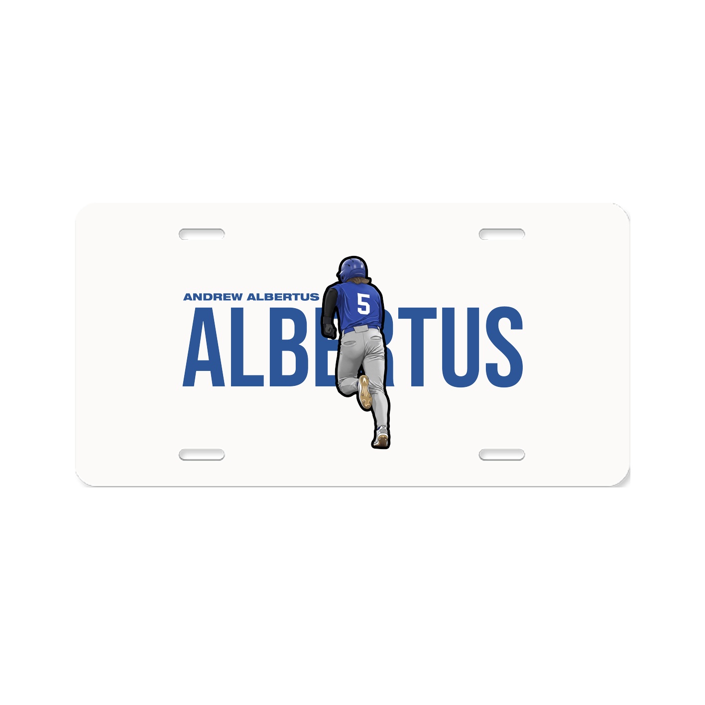License Plate — Player Name in Classic