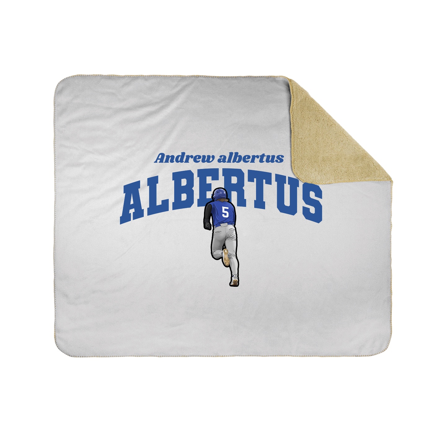 Throw Blanket — Signature Arch in White