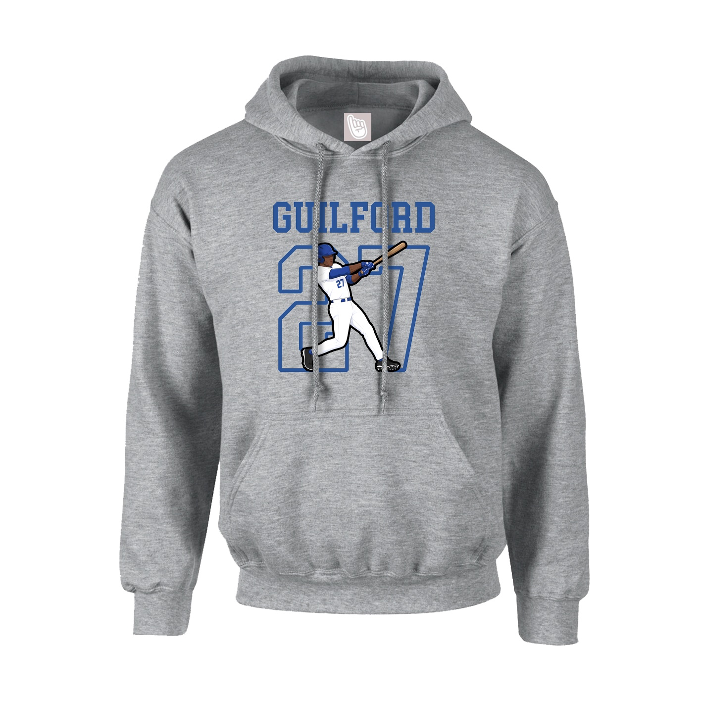 Hoodie — Shirsey in Grey