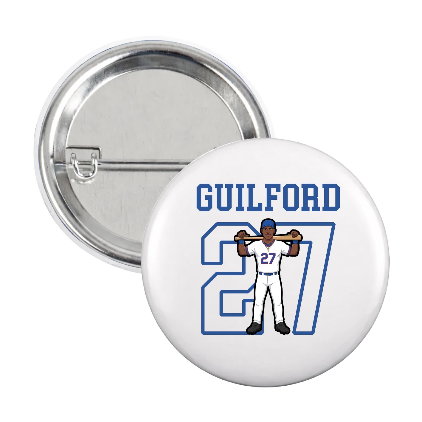 Game Day Button — Shirsey in White