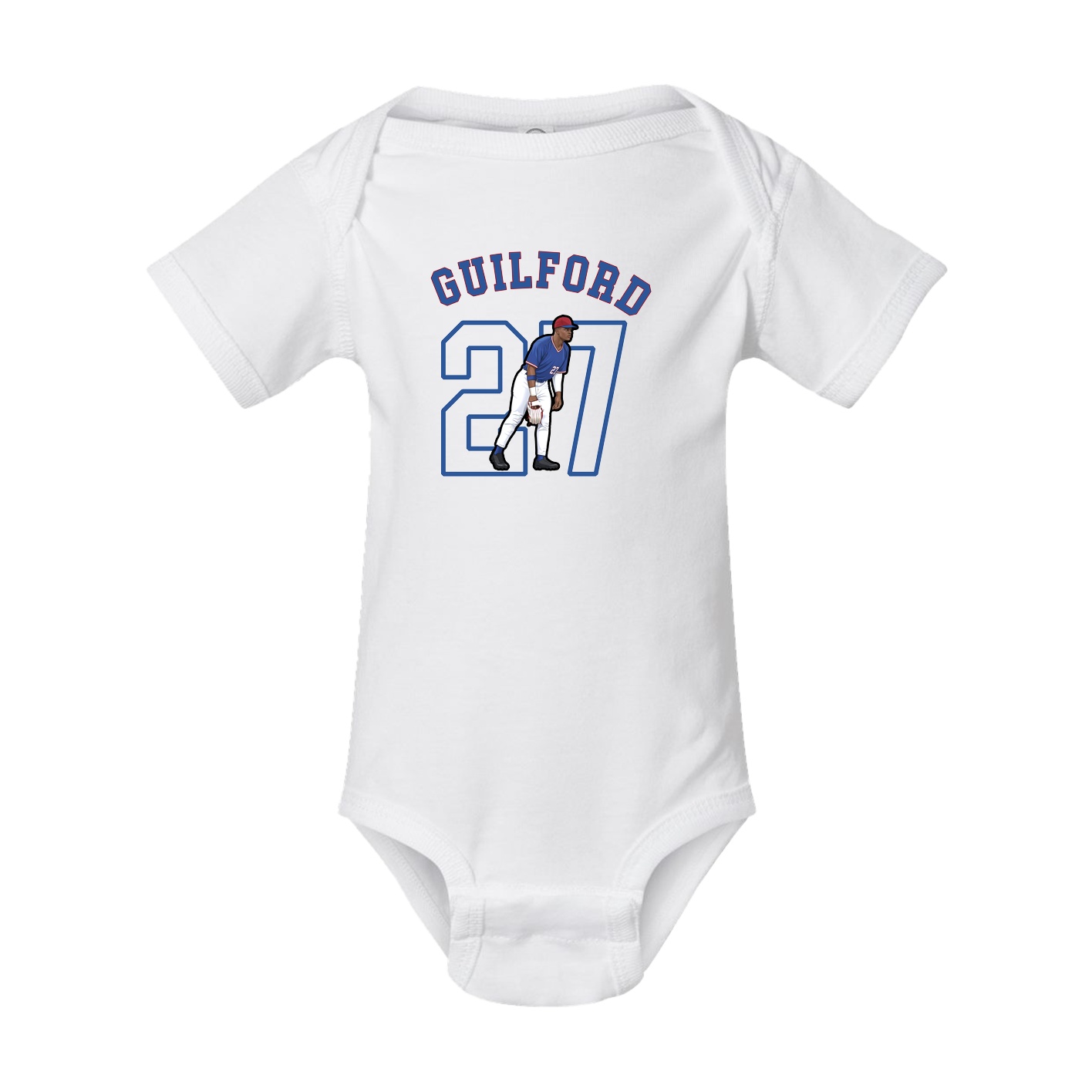 Baby Onesie — Shirsey Arch in White