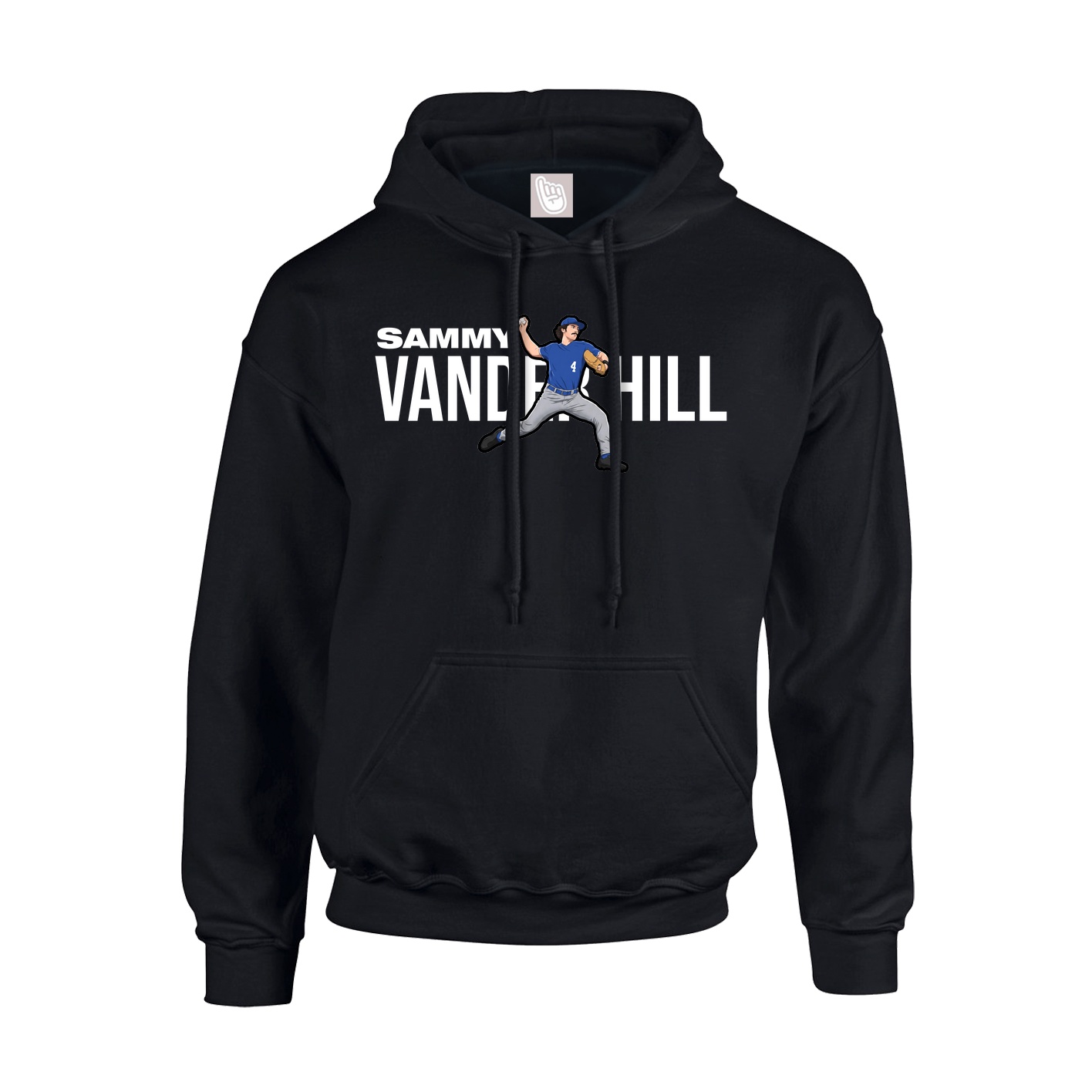 Youth Hoodie — Player Name in Black