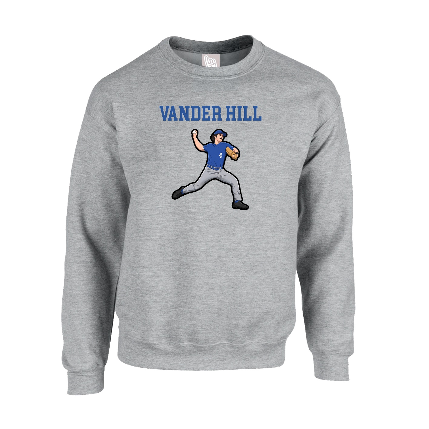 Fleece Crew — Shirsey in Grey
