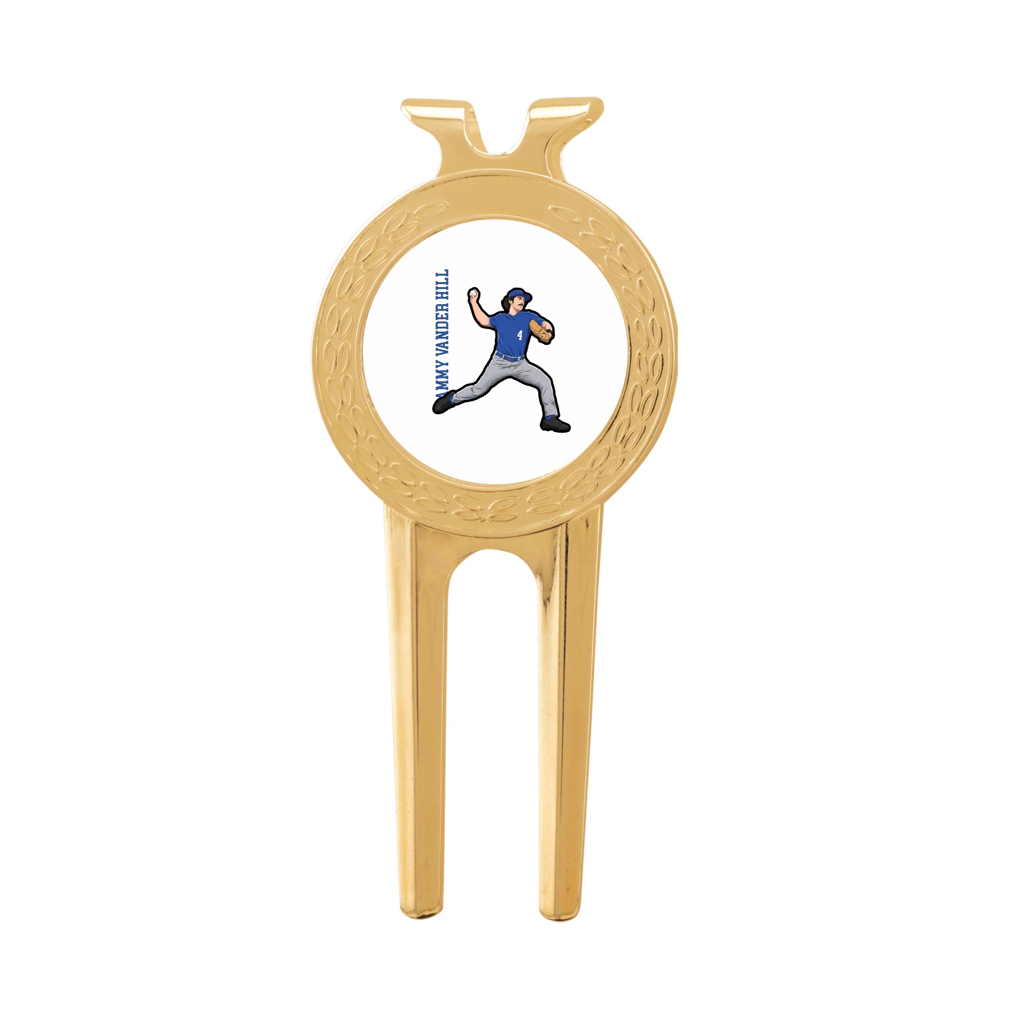 Divot Tool with Ball Marker — Name Vertical in Classic