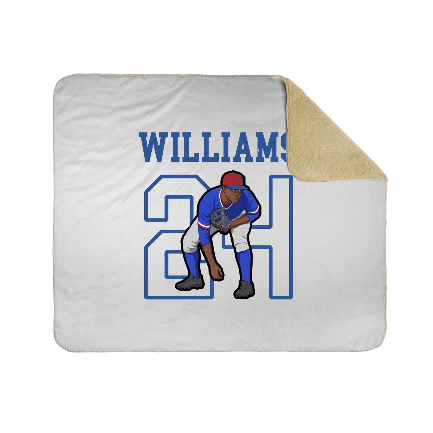 Throw Blanket — Shirsey in White