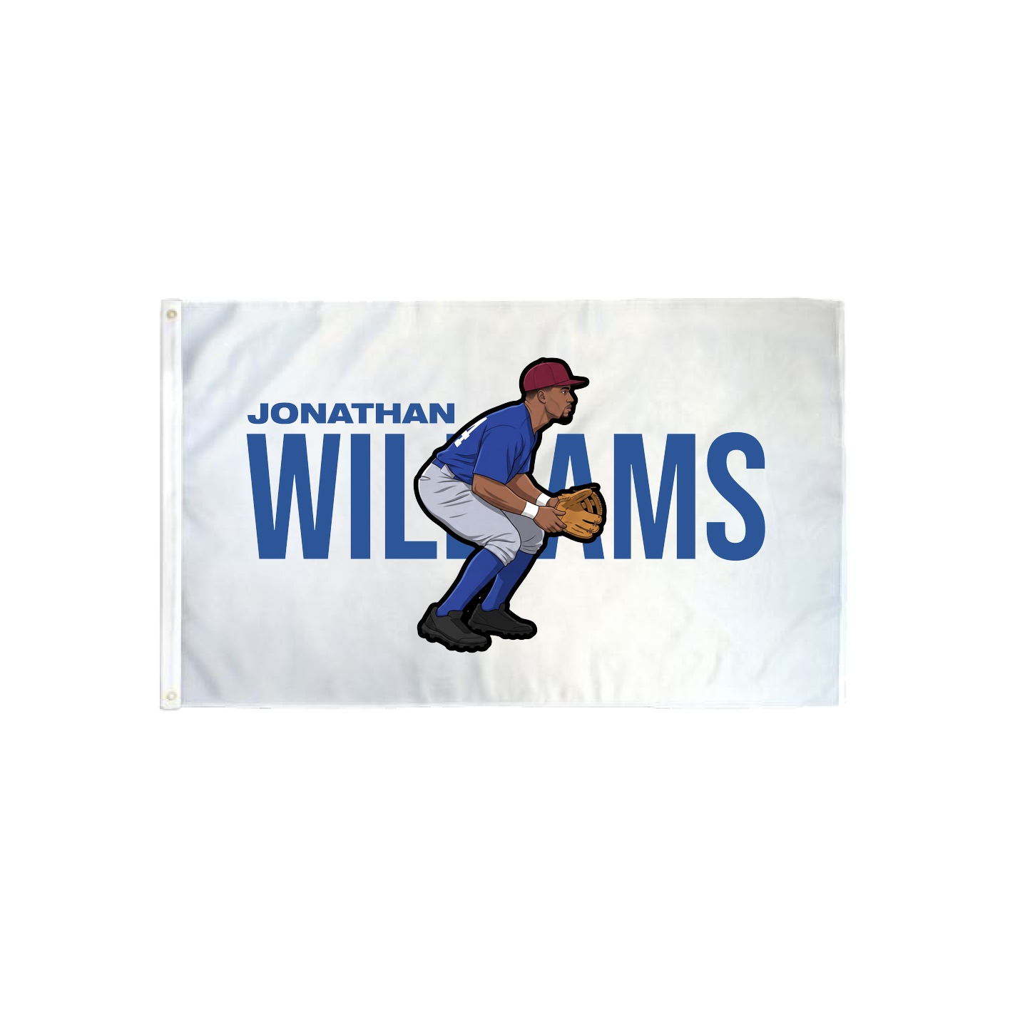3x5 Flag — Player Name in Classic