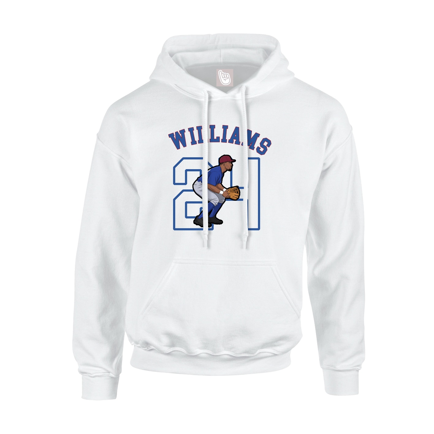 Youth Hoodie — Shirsey Arch in White