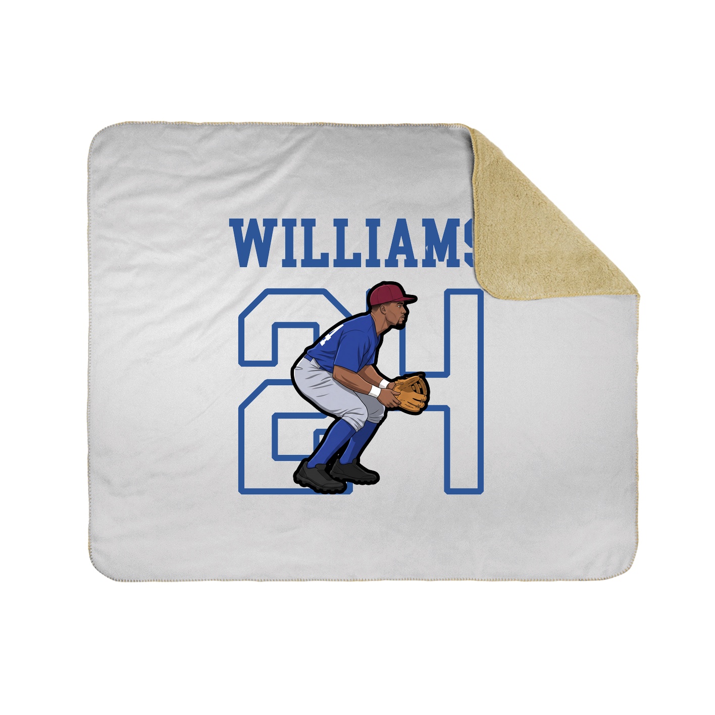 Throw Blanket — Shirsey in White