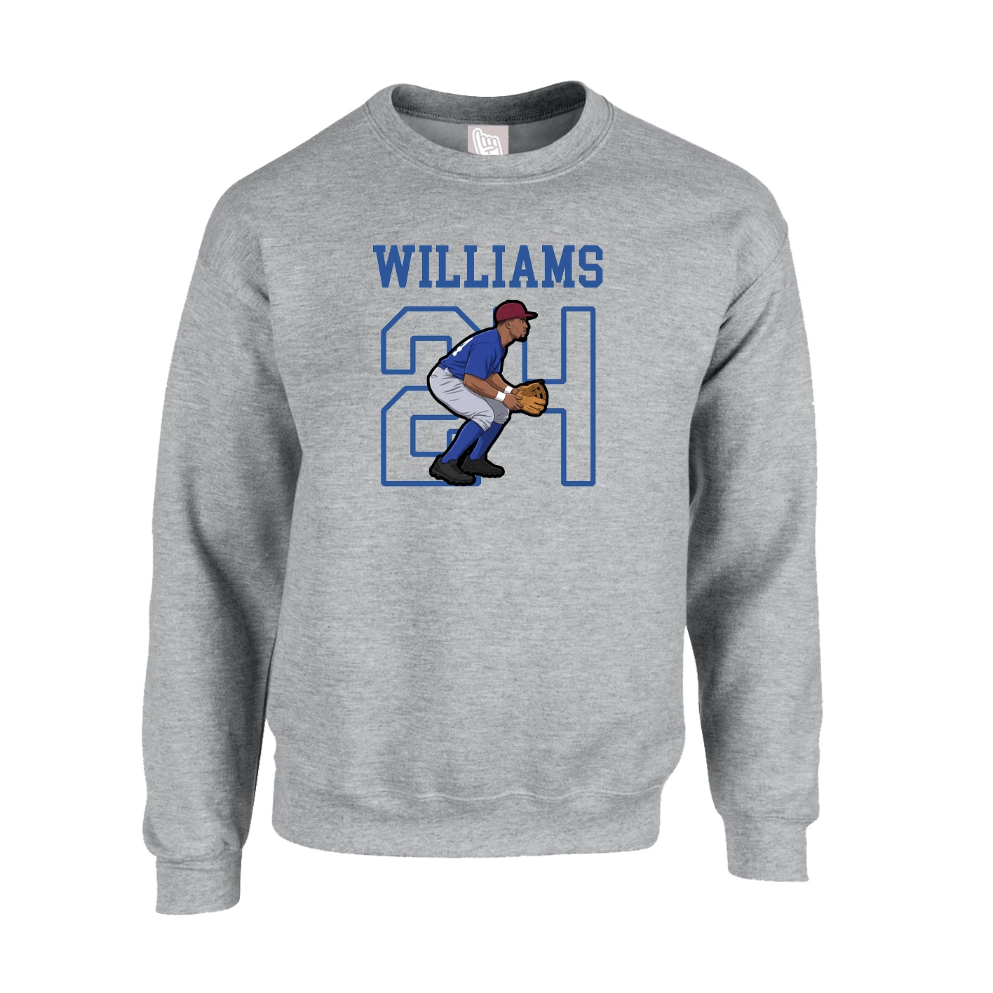 Fleece Crew — Shirsey in Grey