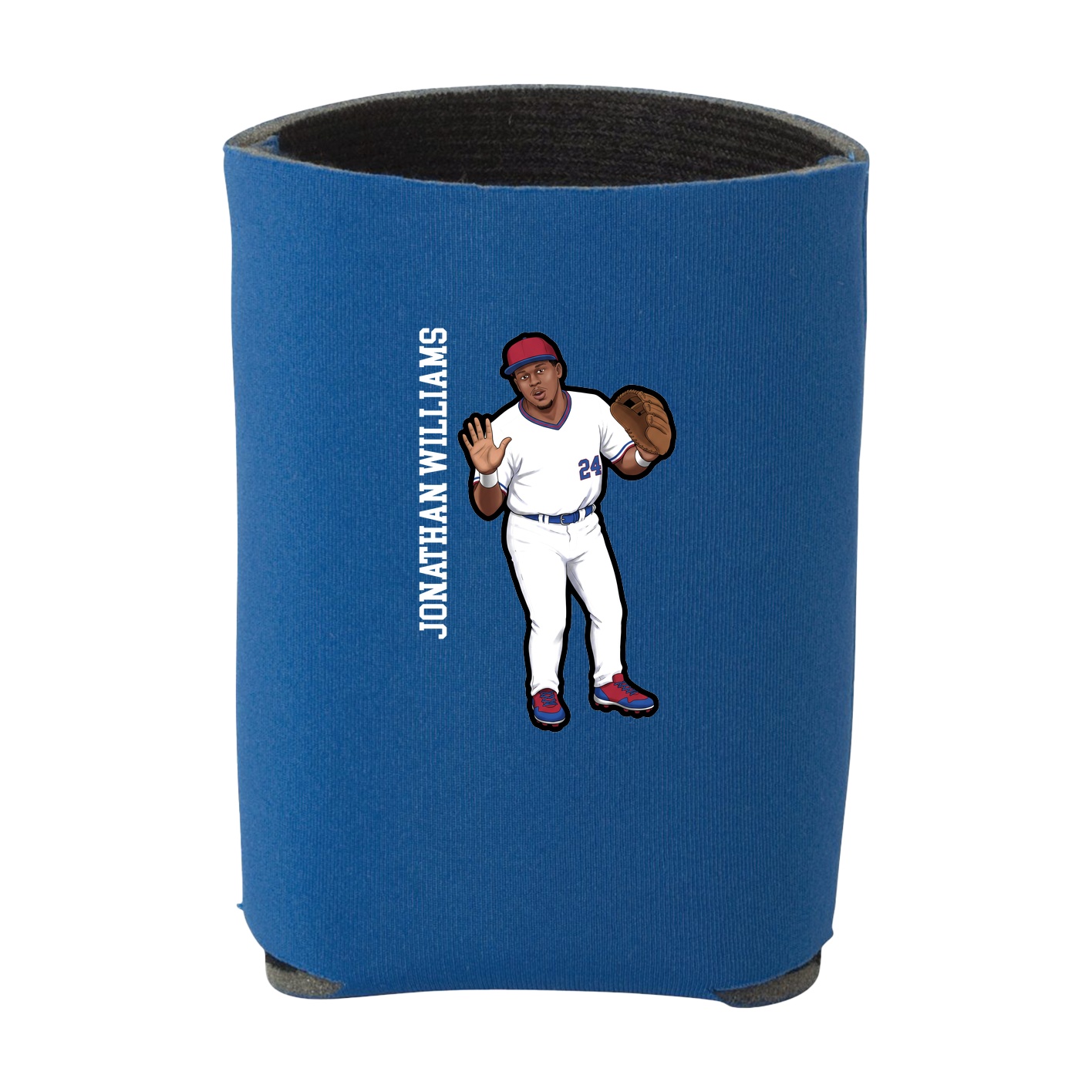 Can Holder — Name Vertical in Royal