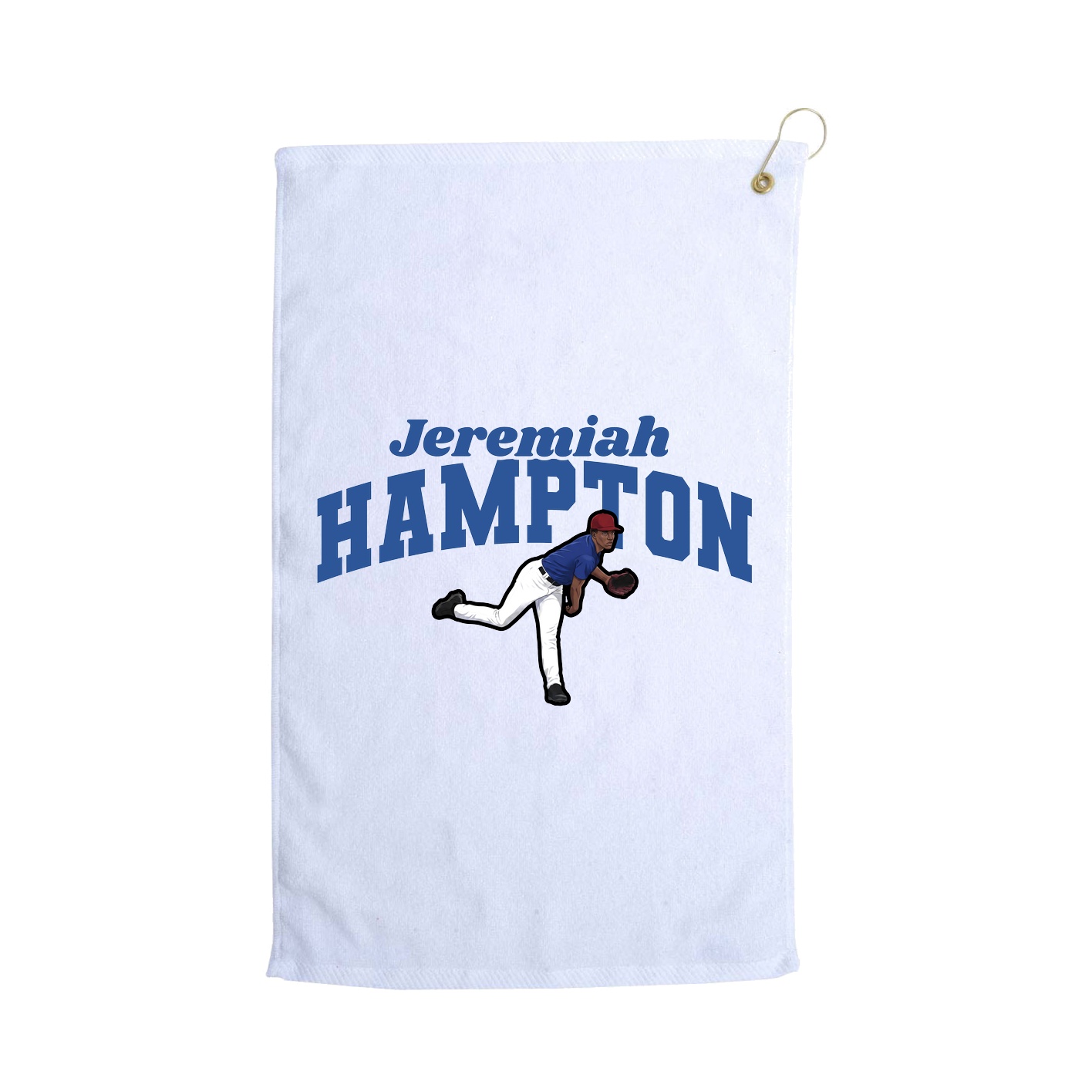 Golf Towel — Signature Arch in White