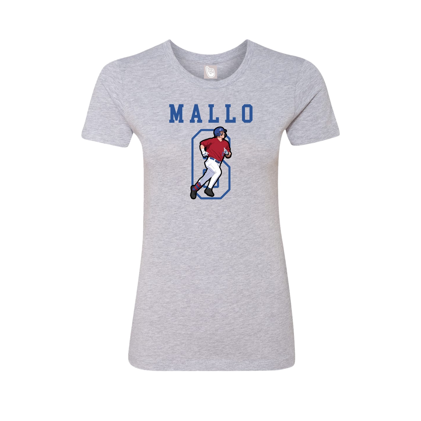 Fitted Women's Tee — Shirsey in Grey