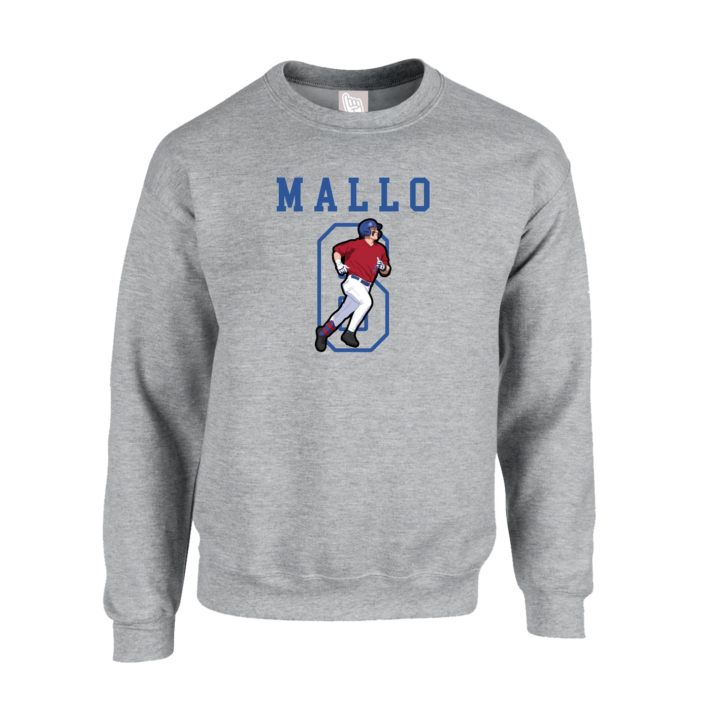 Fleece Crew — Shirsey in Grey