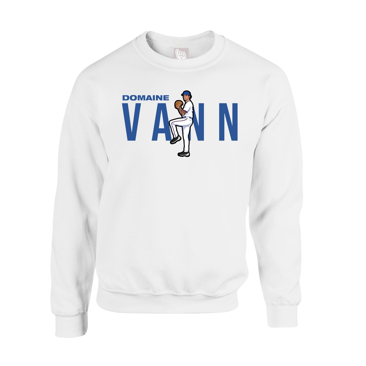 Fleece Crew — Player Name in White