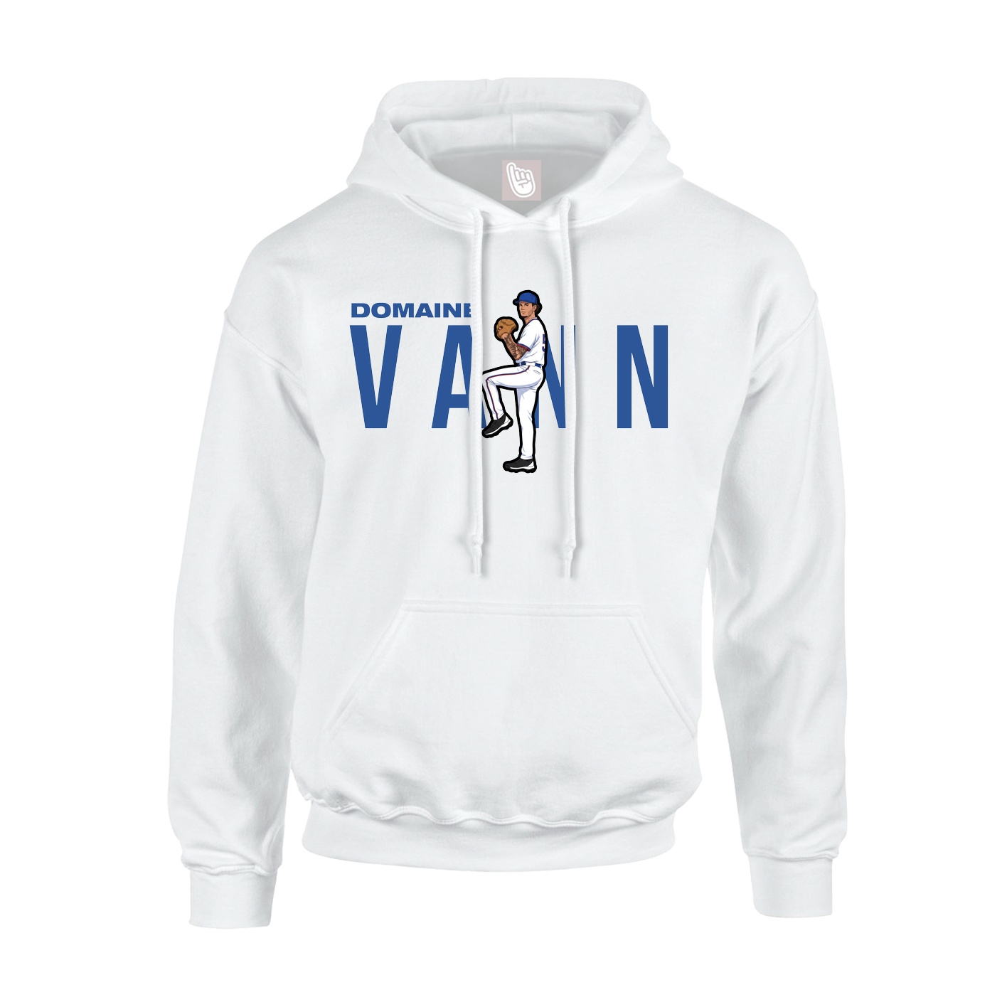 Youth Hoodie — Player Name in White