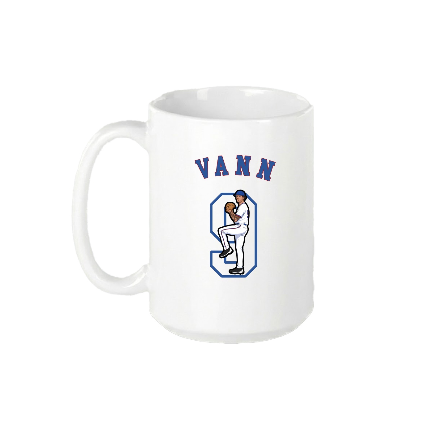 15oz Coffee Mug — Shirsey Arch in White