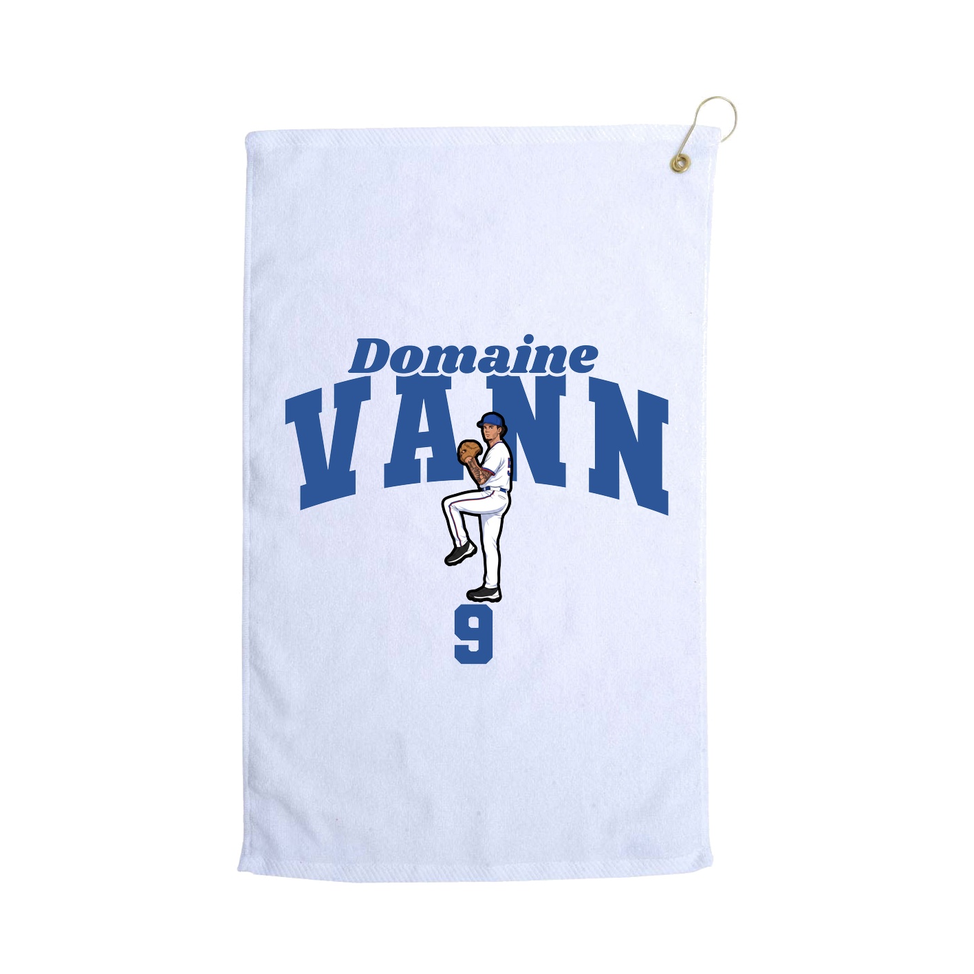 Golf Towel — Signature Arch in White