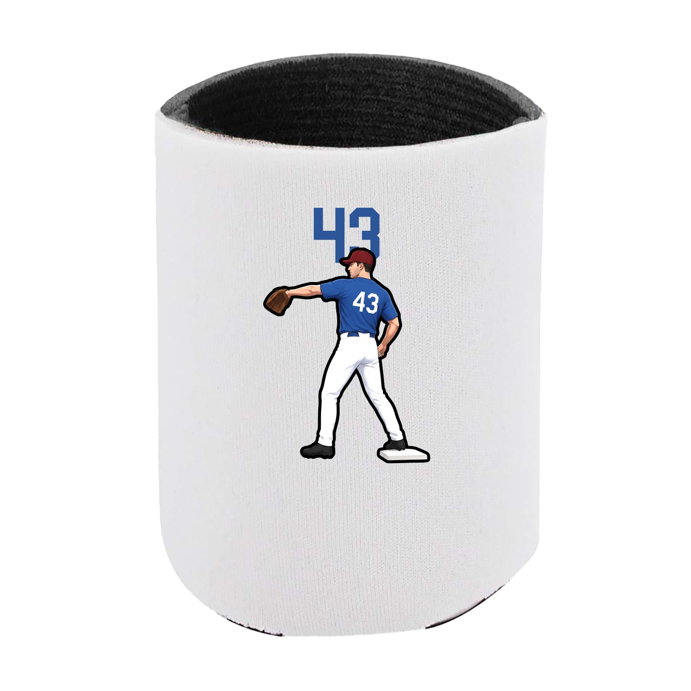 Can Holder — Number Top in White