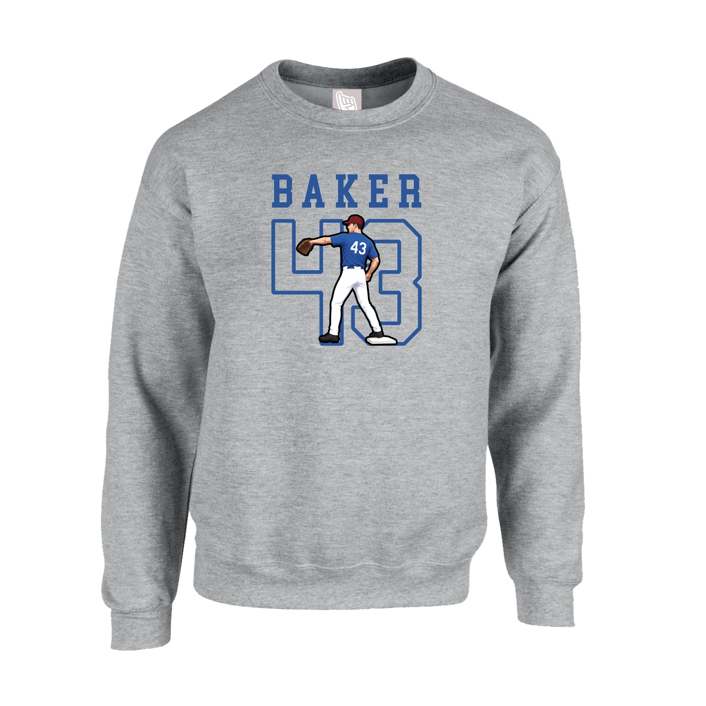 Fleece Crew — Shirsey in Grey