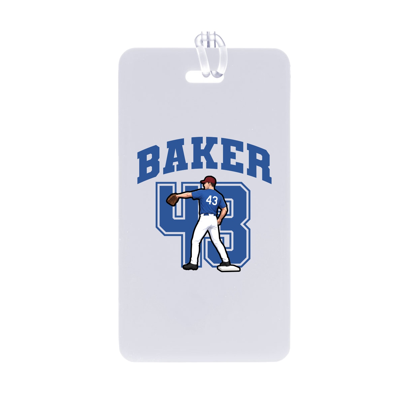 Bag Tag — Number in Classic