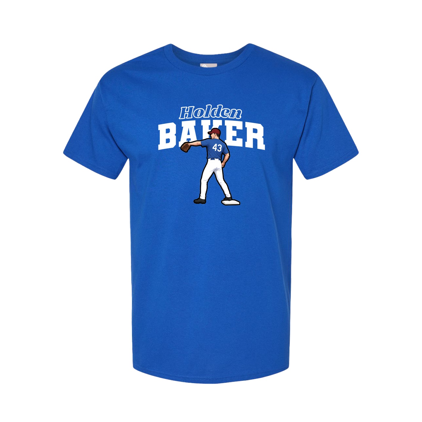 Tee — Name Arch in Royal