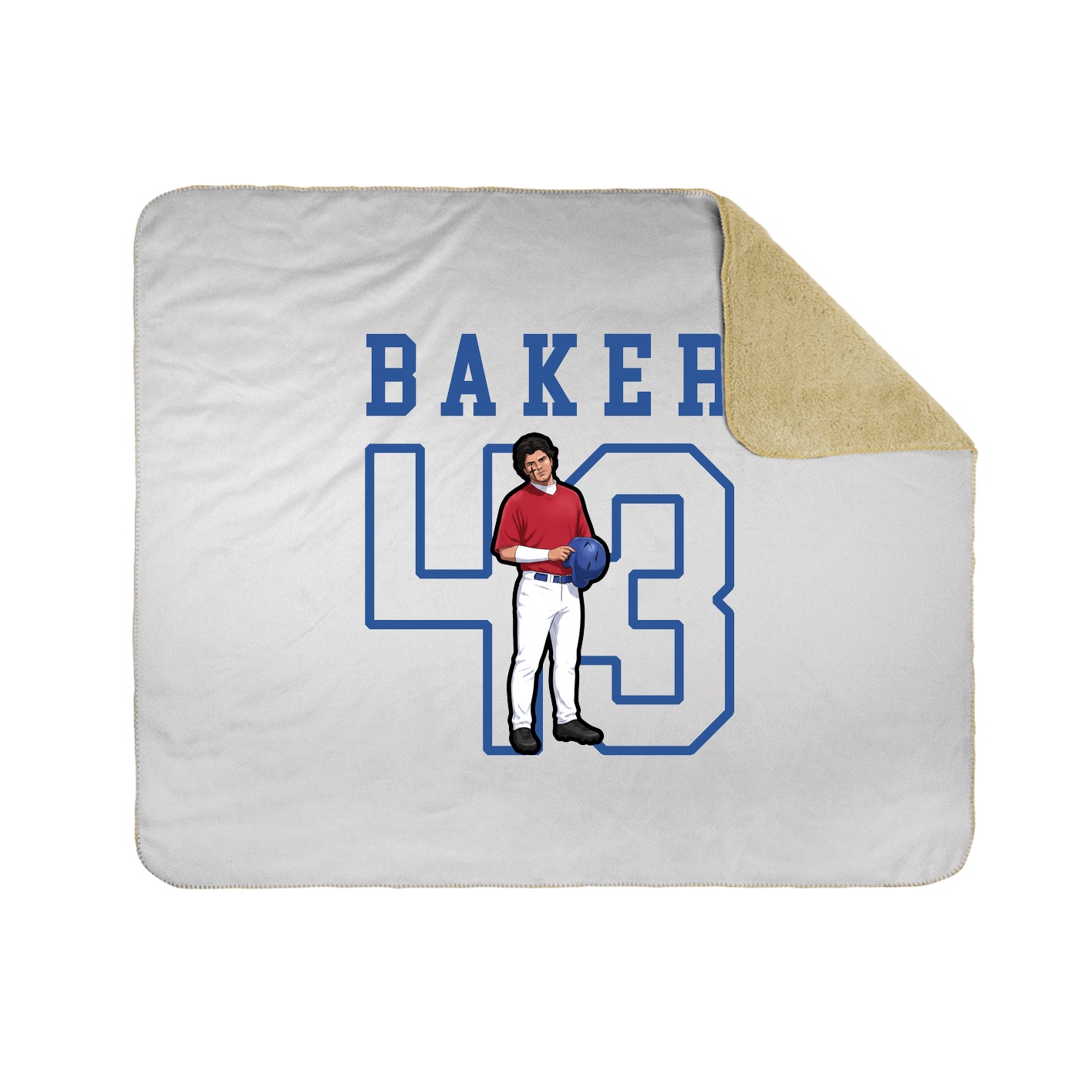 Throw Blanket — Shirsey in White