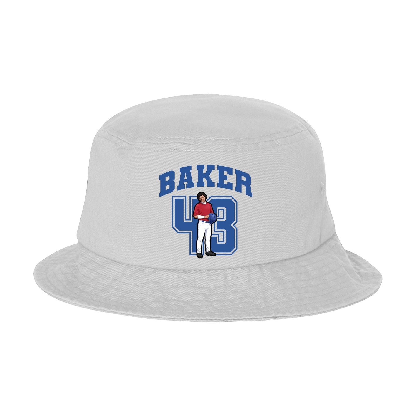 Bucket Cap — Number in White