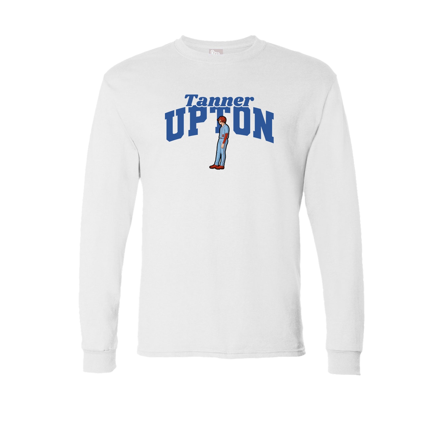 Long Sleeve Tee — Signature Arch in White