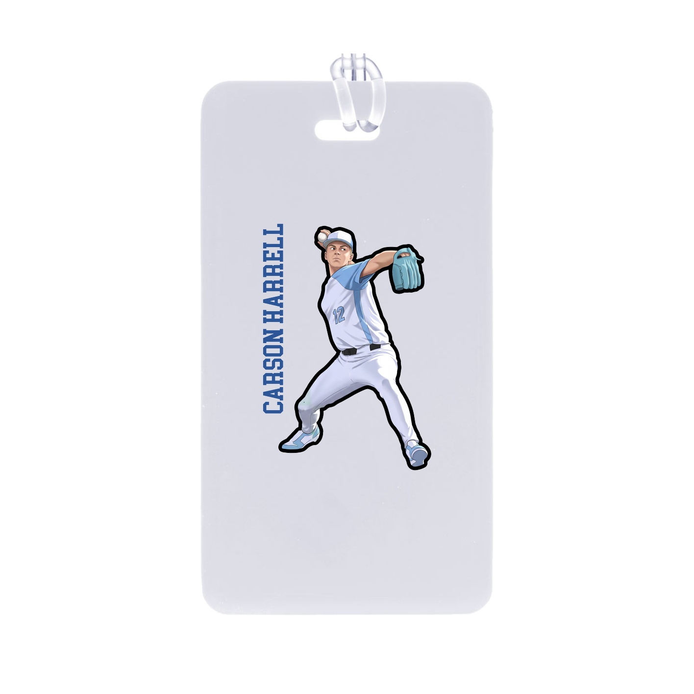 Bag Tag — Name Vertical in Classic
