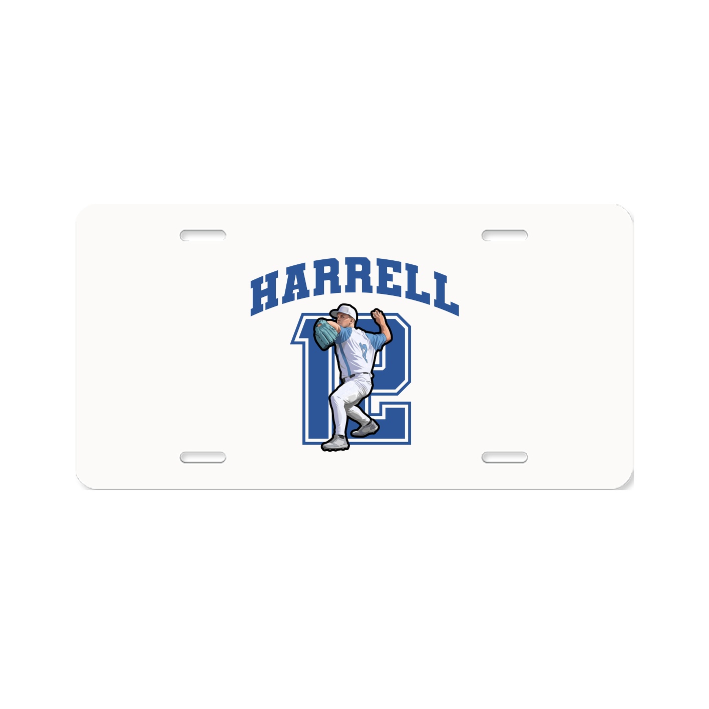 License Plate — Number in Classic
