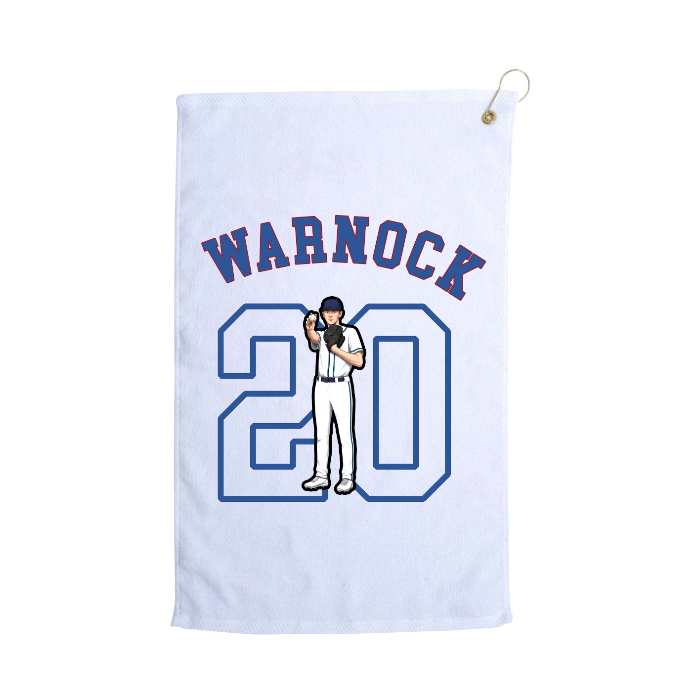 Golf Towel — Shirsey Arch in White