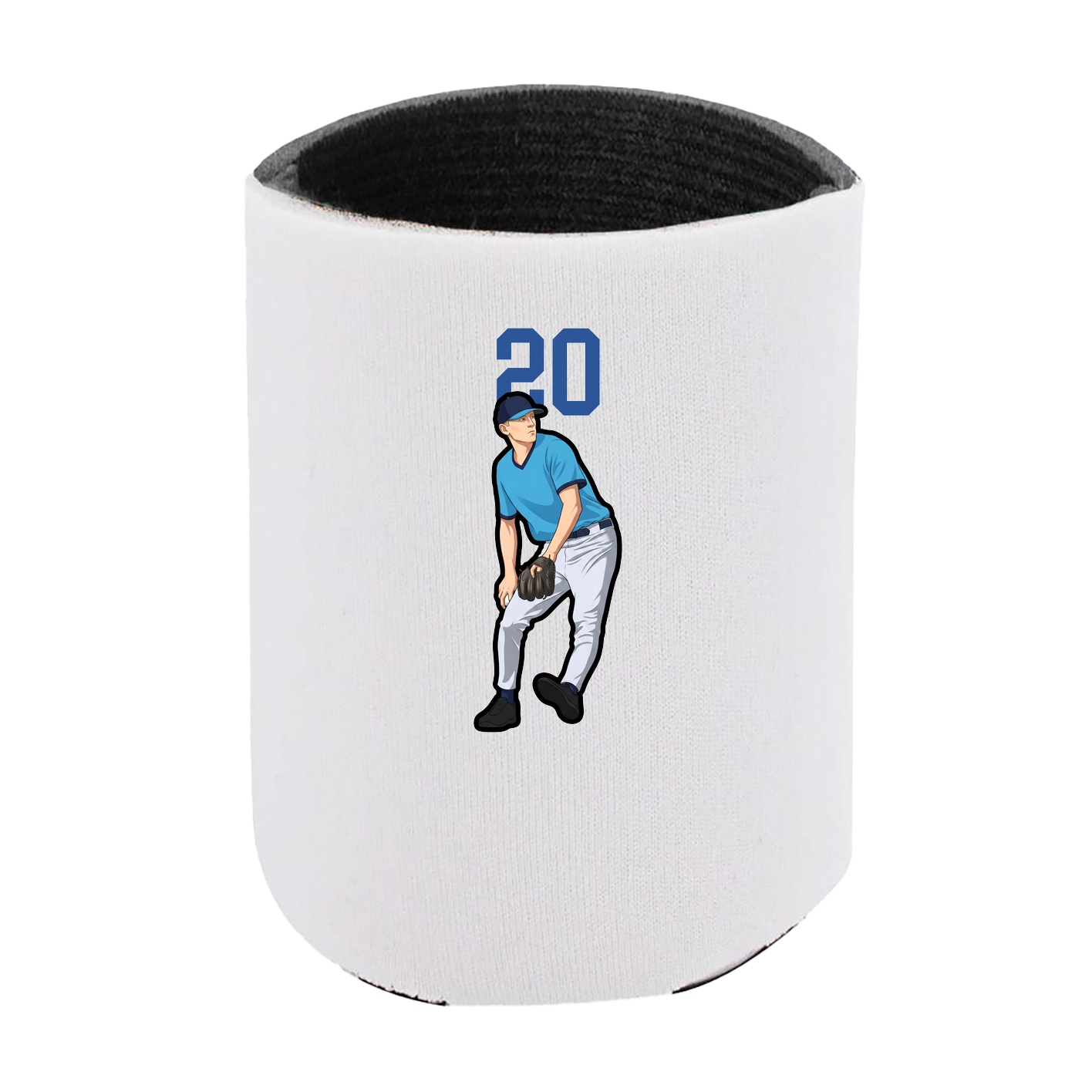 Can Holder — Number Top in White