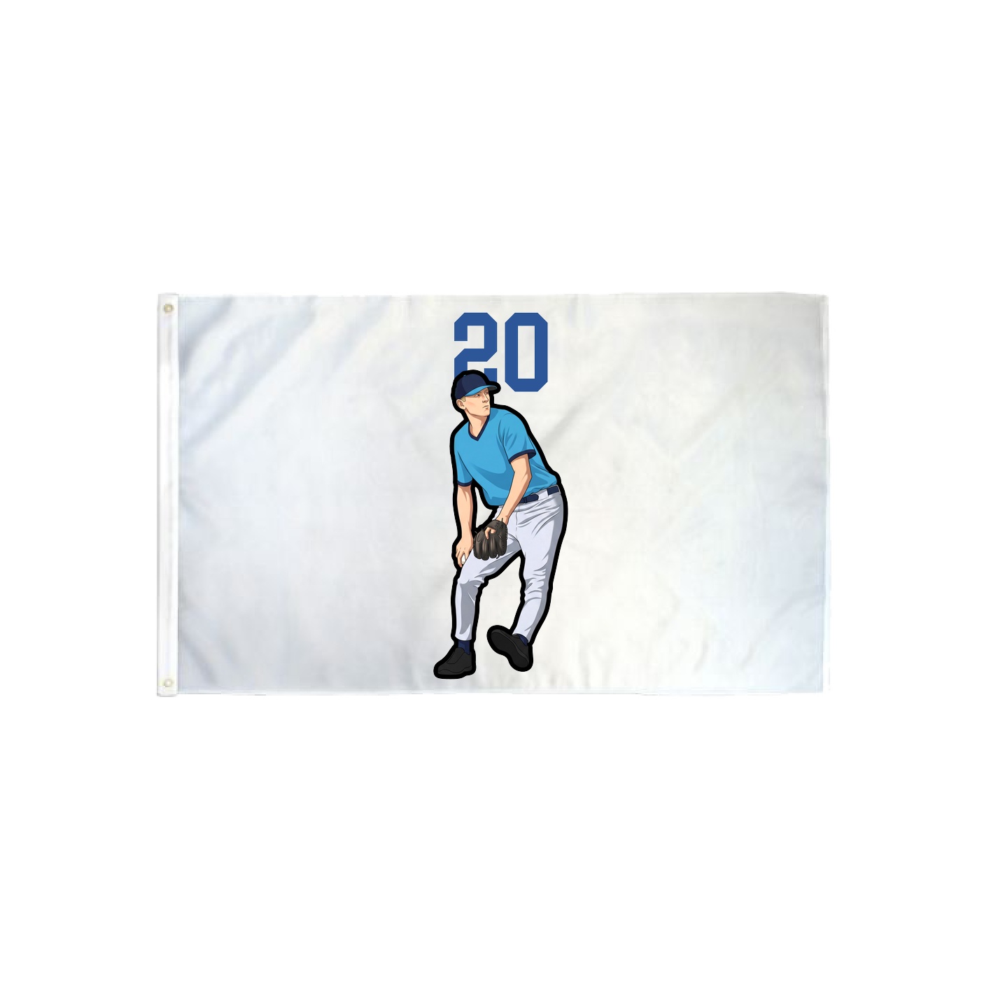 3x5 Flag — Number Top in Classic