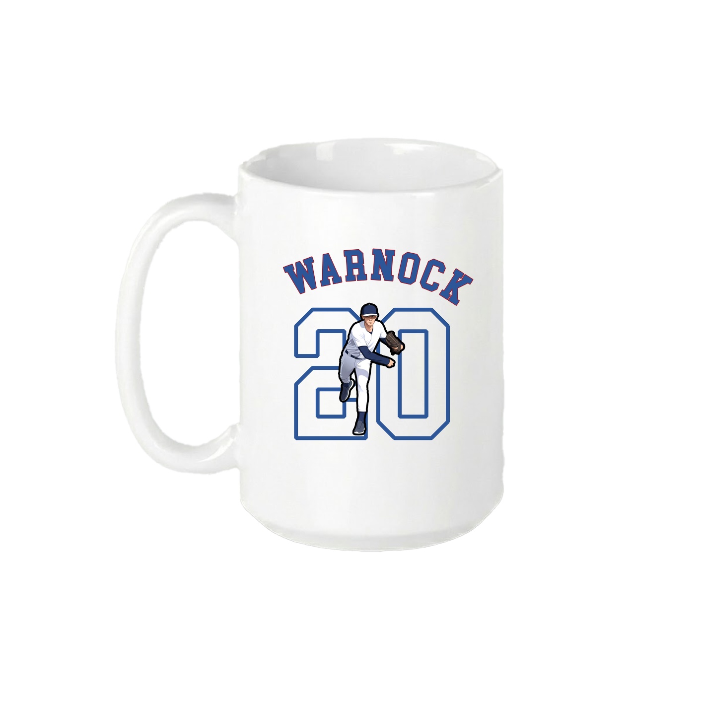 15oz Coffee Mug — Shirsey Arch in White